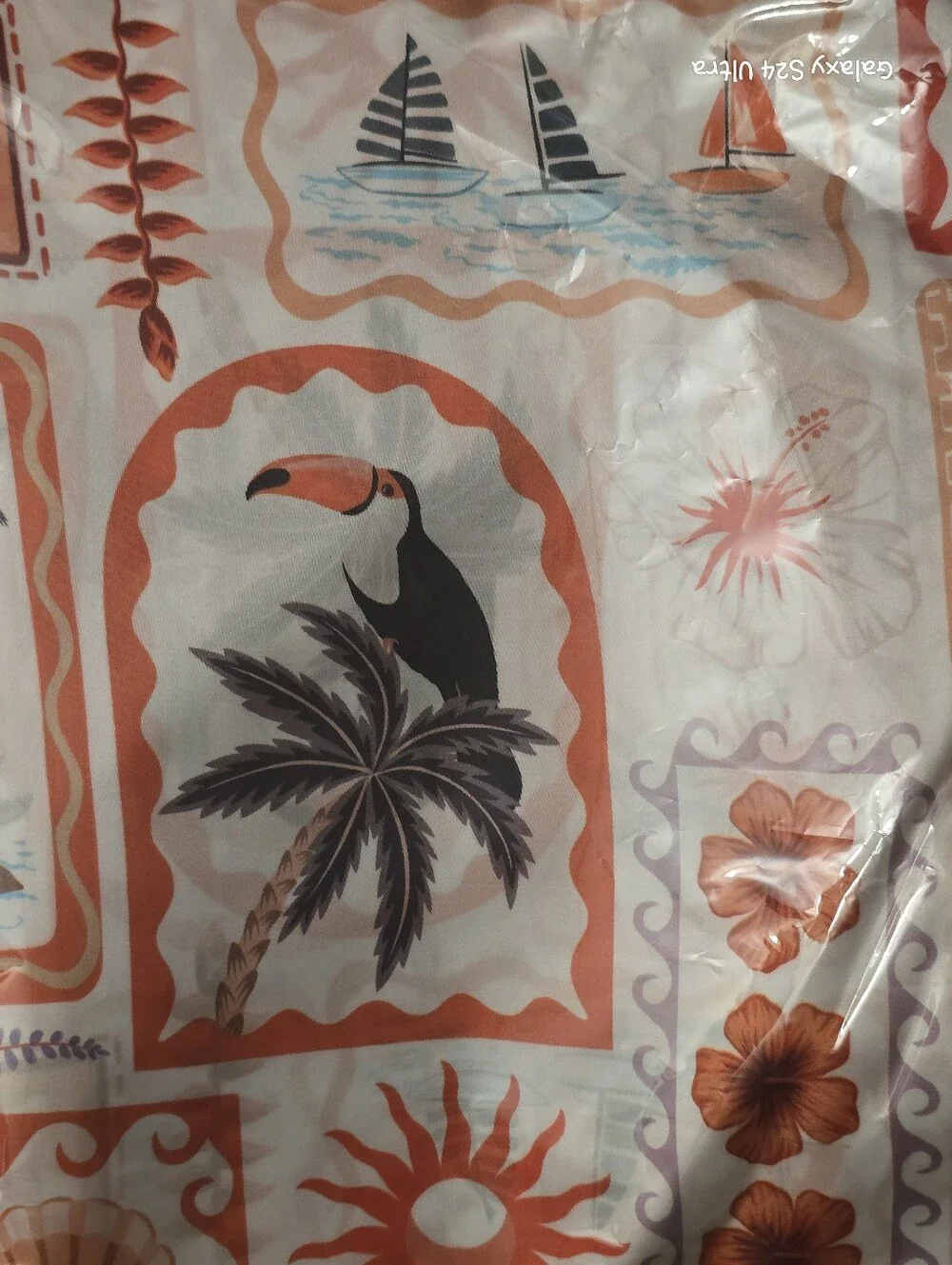 Tropical Beach Theme Scarf NEW